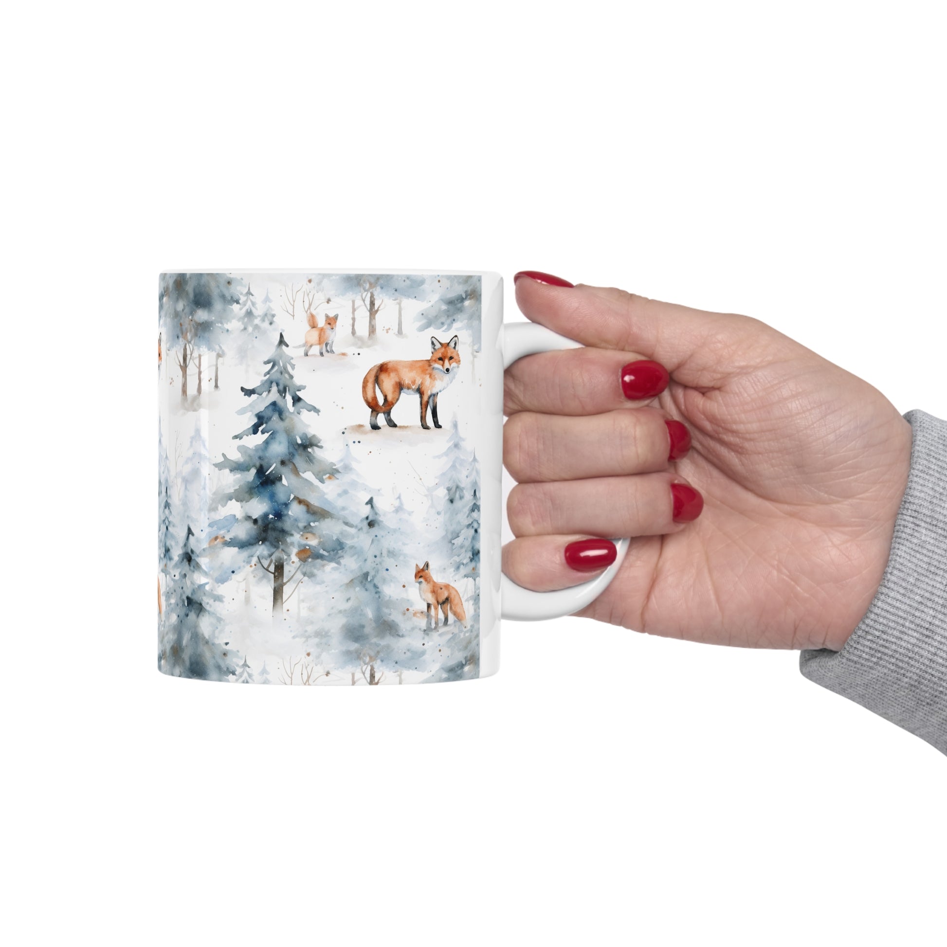 Creature Cups FOX Ceramic Cup (11 Ounce, Red Orange) - Hidden Woodland  Animal Inside Mug - Holiday, Birthday, Housewarming Gift for Coffee & Tea  Lovers