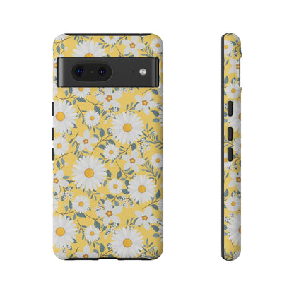 Daisy Iphone 14 13 12 Pro Case, Yellow Flowers Floral Cute Aesthetic Tough Cases 11 8 Plus X XR XS Max Pixel Galaxy S23 s22 Phone Starcove Fashion