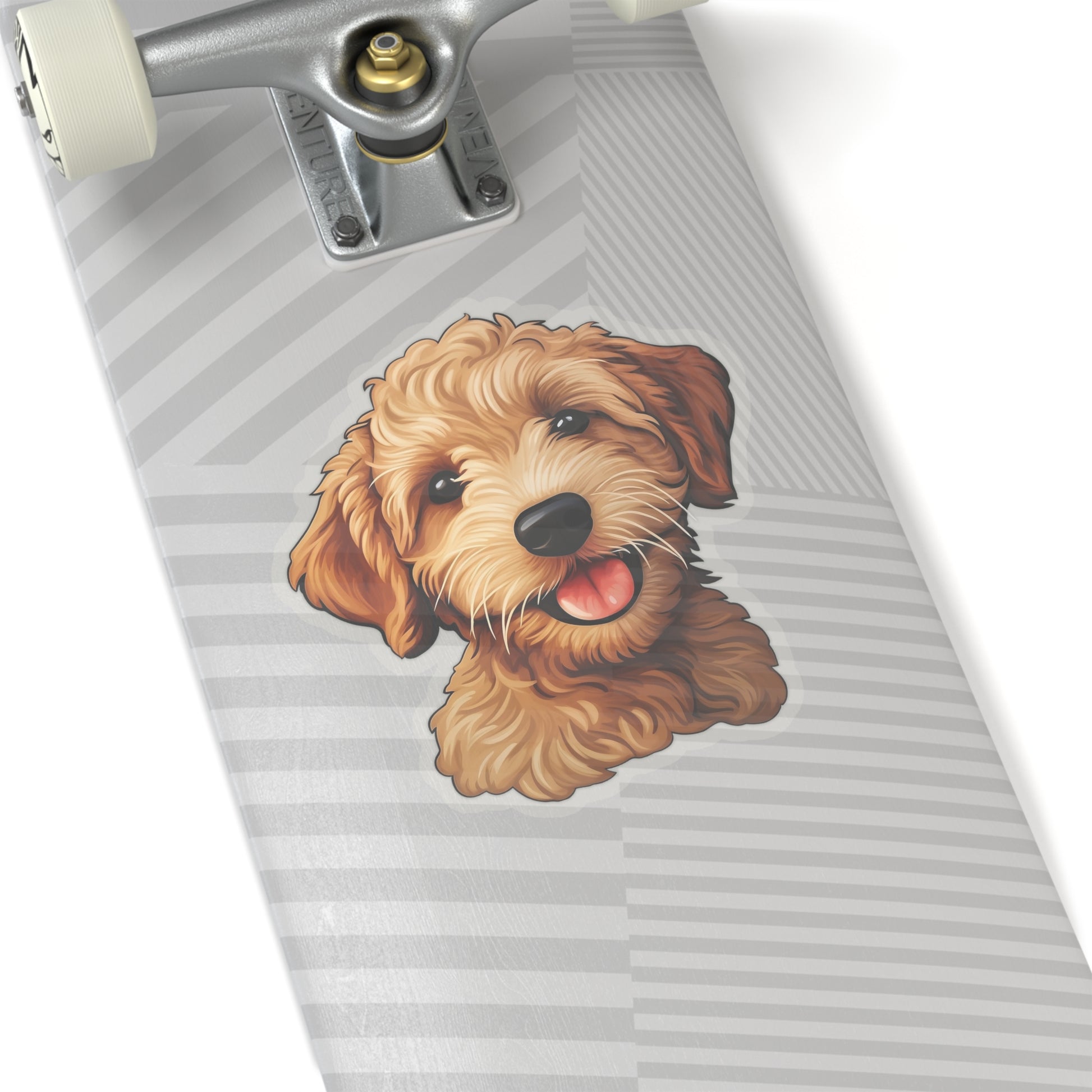 Goldendoodle Sticker Decal, Dog Puppy Art Vinyl Laptop Cute Waterbottle Tumbler Car Waterproof Bumper Clear Aesthetic Die Cut Wall Starcove Fashion