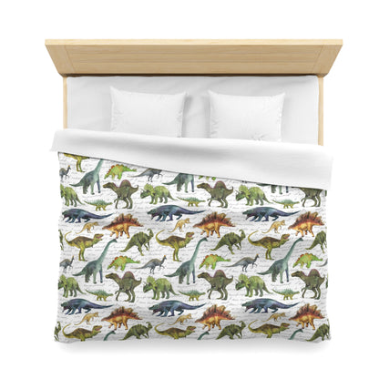 Dinosaurs Duvet Cover, Dino TRex Bedding Microfiber Full Queen Twin XL King Unique Bed Cover Modern Home Bedroom Décor Starcove Fashion