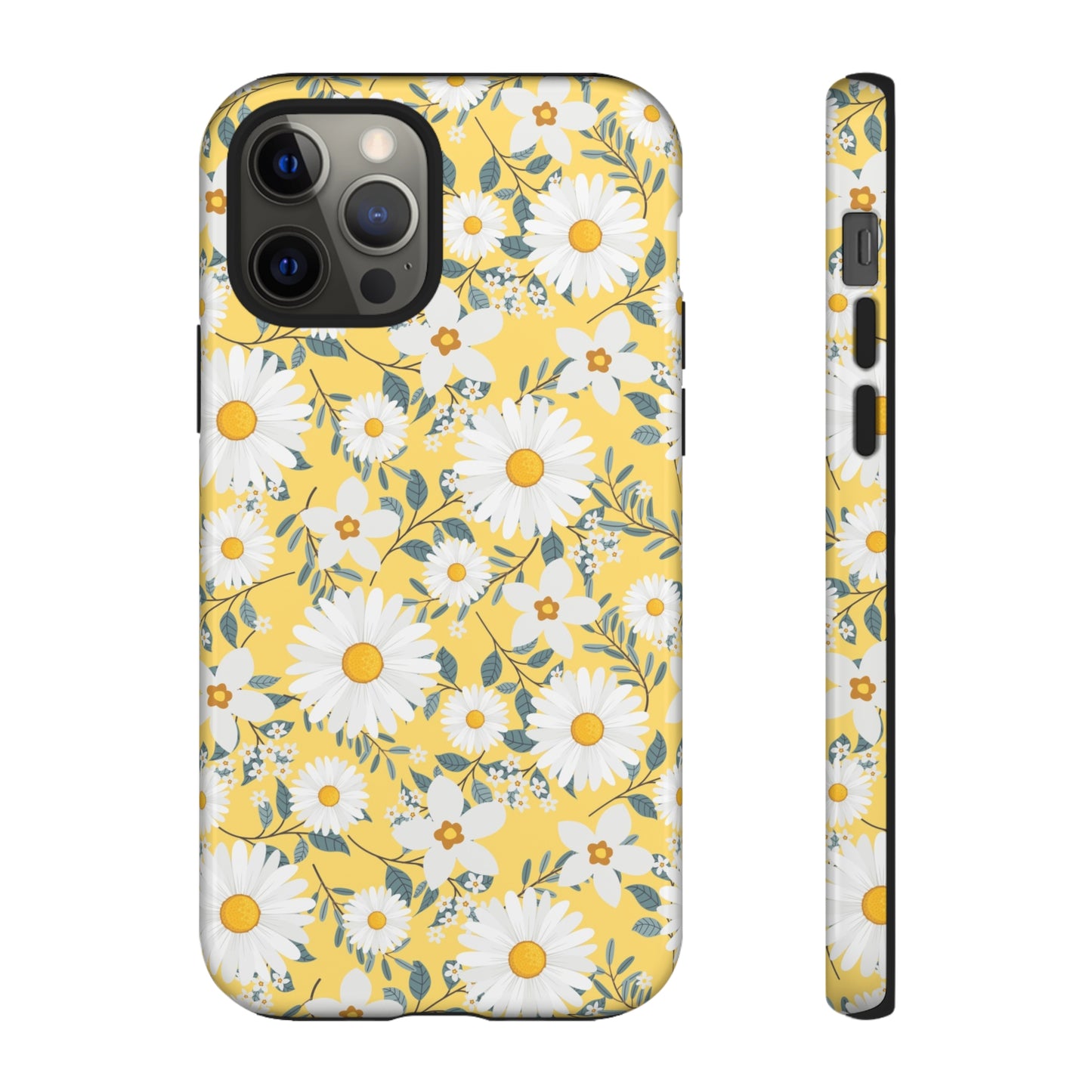 Daisy Iphone 14 13 12 Pro Case, Yellow Flowers Floral Cute Aesthetic Tough Cases 11 8 Plus X XR XS Max Pixel Galaxy S23 s22 Phone Starcove Fashion