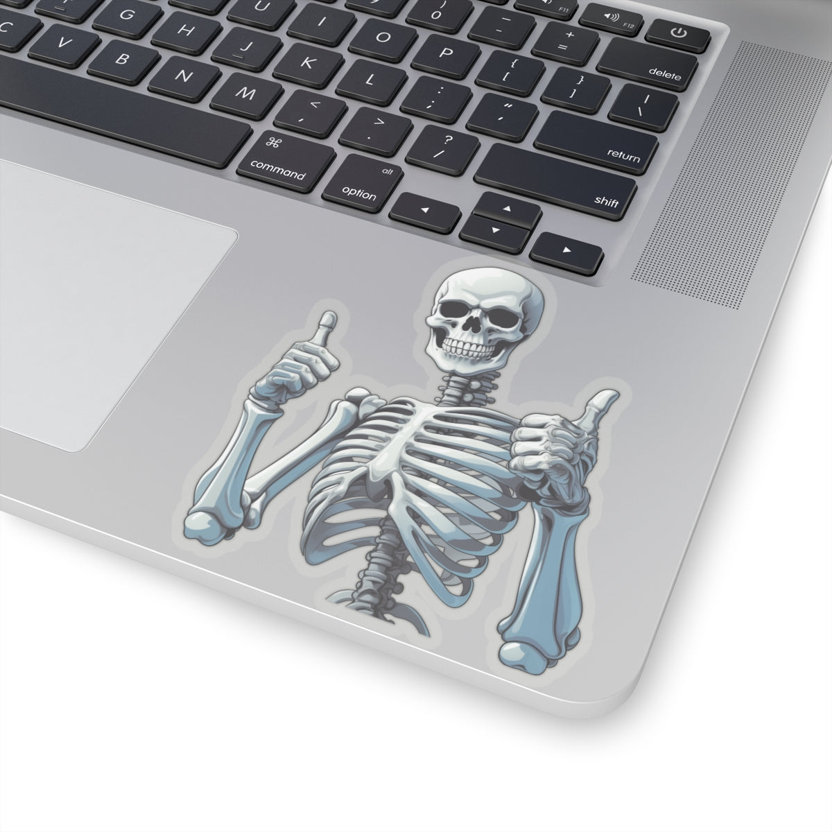 Skeleton Thumbs Up Sticker Decal, Skull Art Vinyl Laptop Cute Waterbottle Tumbler Car Waterproof Bumper Clear Aesthetic Die Cut Wall Starcove Fashion