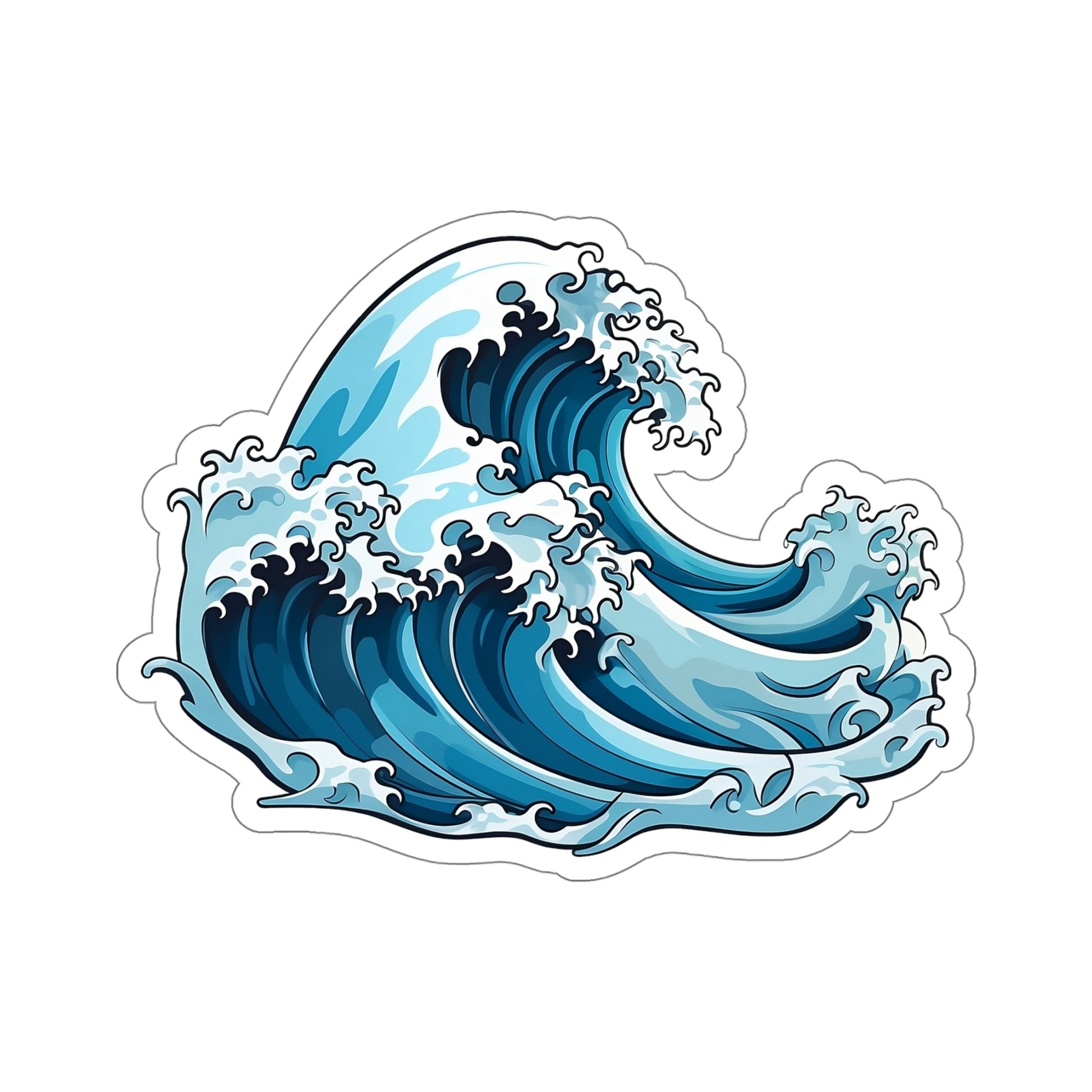 Wave to Earth Clear Vinyl Sticker 