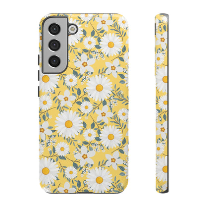 Daisy Iphone 14 13 12 Pro Case, Yellow Flowers Floral Cute Aesthetic Tough Cases 11 8 Plus X XR XS Max Pixel Galaxy S23 s22 Phone Starcove Fashion