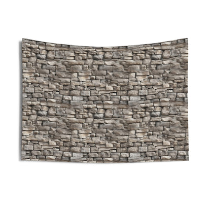 Stone Brick Wall Tapestry, Faux Art Hanging Cool Unique Landscape Vertical Aesthetic Large Small Decor Bedroom College Dorm Room Starcove Fashion