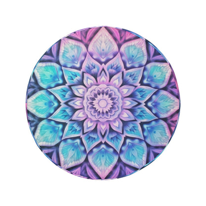 Mandala Spare Tire Cover, Tie Dye Rear Auto Vehicle Backup Camera Hole Unique Back Wheel Cars RV SUV Off Road Men Women Girls Trailer Camper