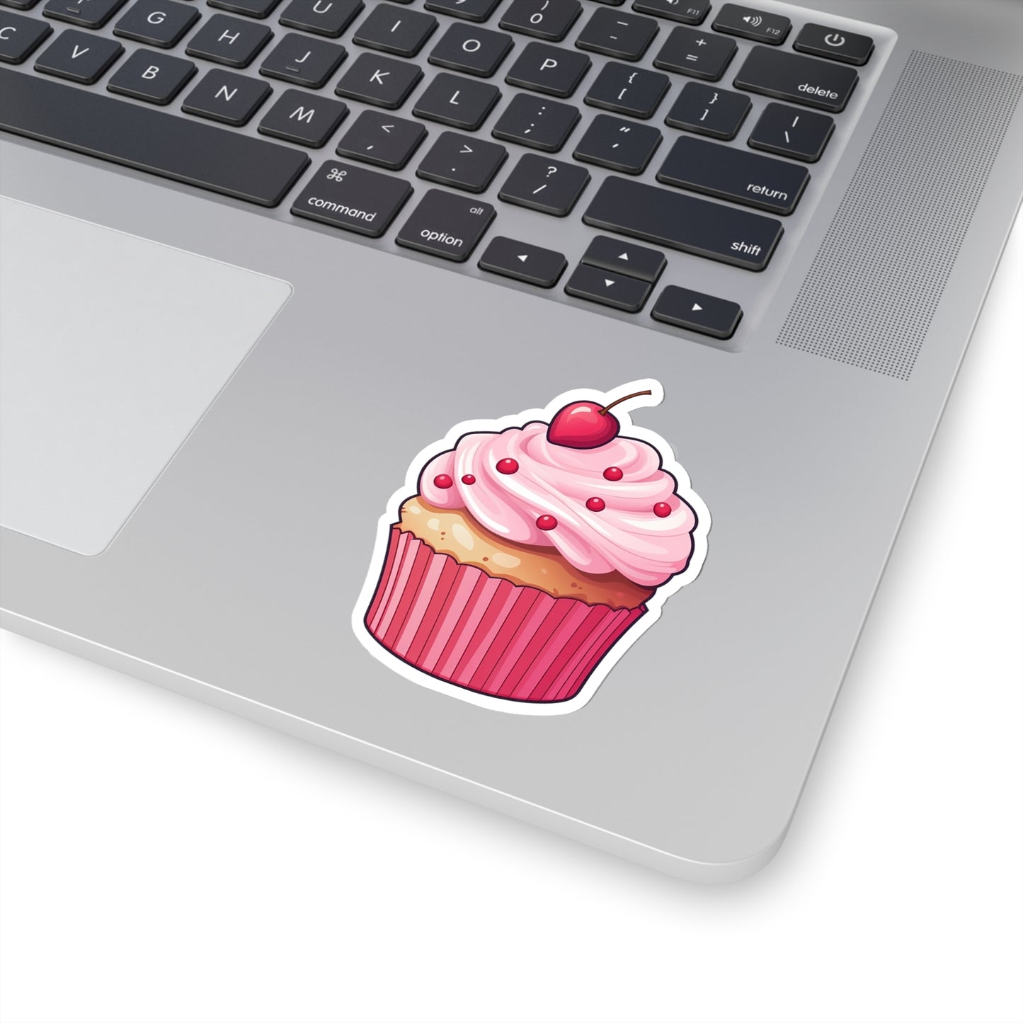 Cupcake Sticker Decal, Pink Baking Food Desert Art Vinyl Laptop Cute Waterbottle Tumbler Car Waterproof Bumper Clear Aesthetic Wall Starcove Fashion