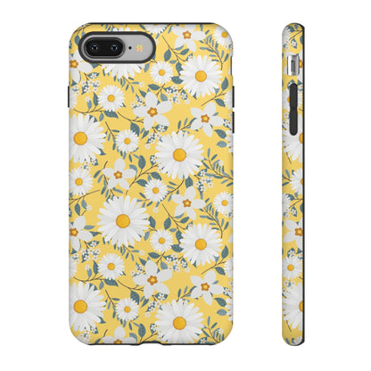 Daisy Iphone 14 13 12 Pro Case, Yellow Flowers Floral Cute Aesthetic Tough Cases 11 8 Plus X XR XS Max Pixel Galaxy S23 s22 Phone Starcove Fashion