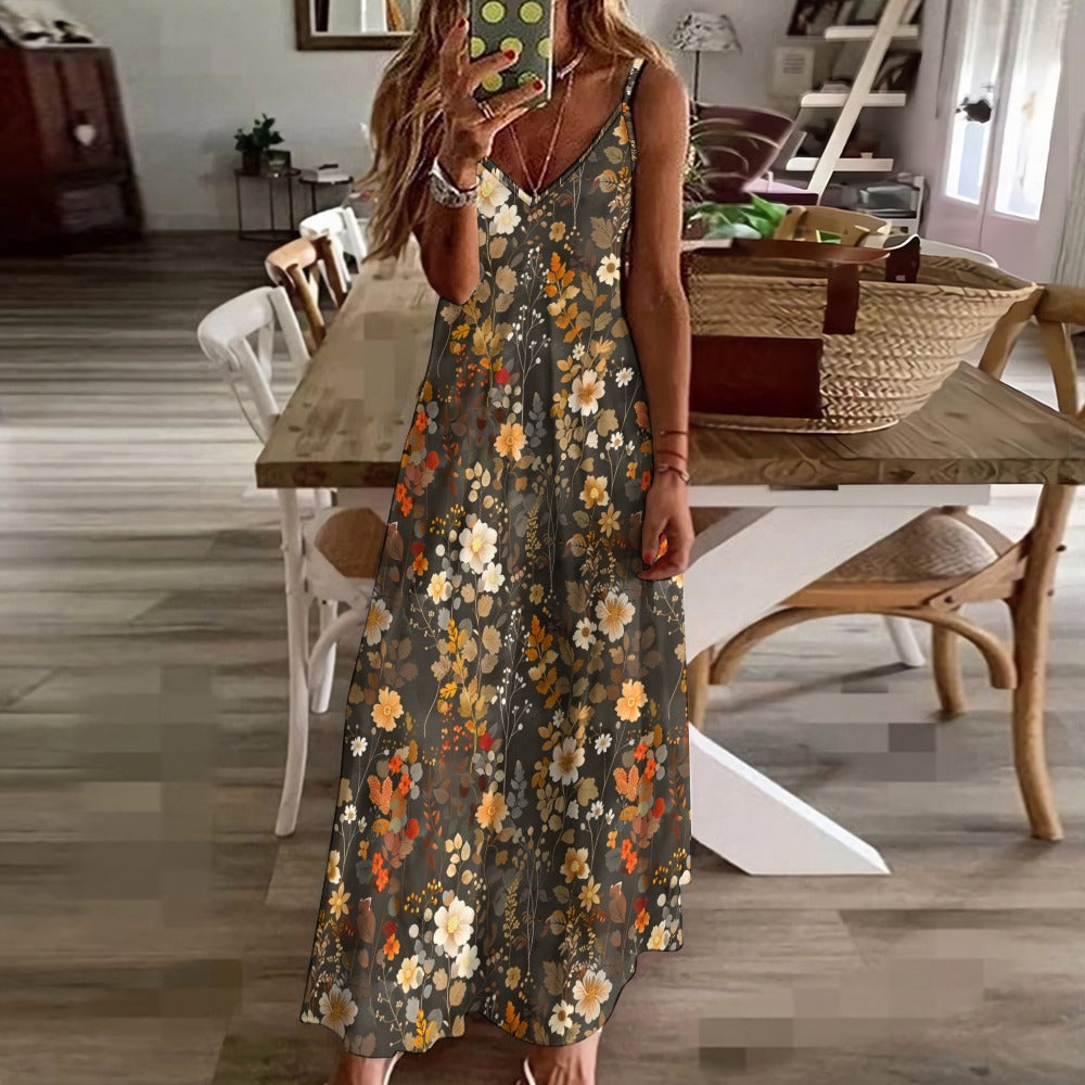 Casual fall maxi fashion dresses