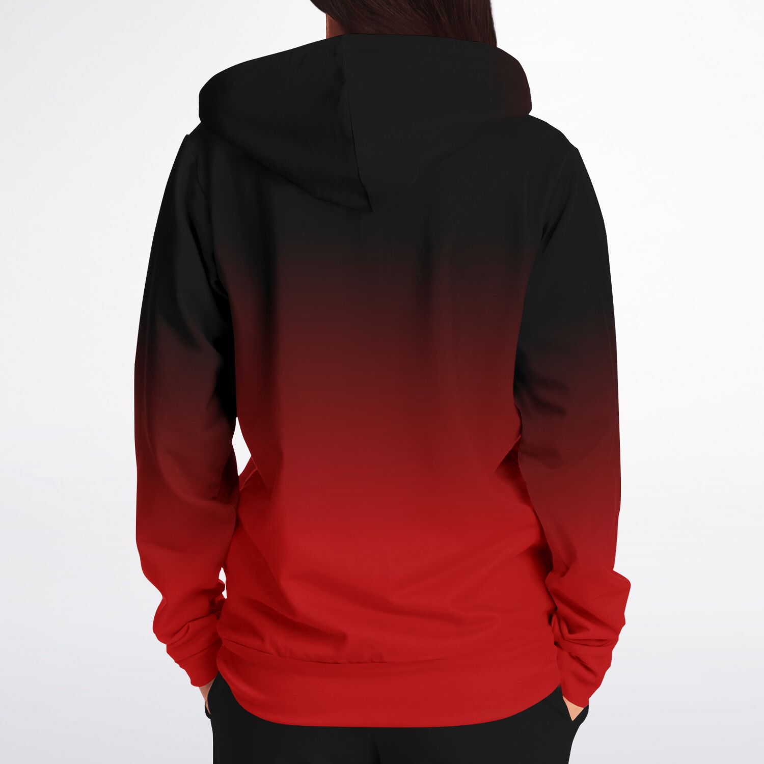 Black and red online hoodie