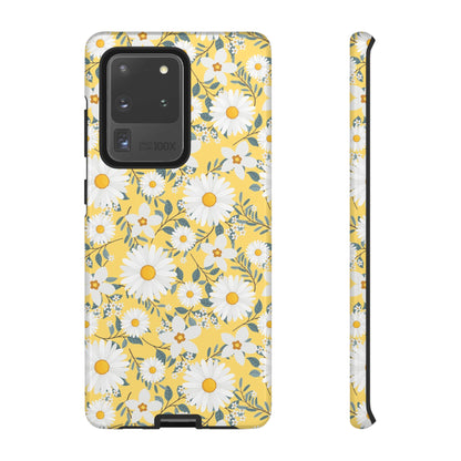 Daisy Iphone 14 13 12 Pro Case, Yellow Flowers Floral Cute Aesthetic Tough Cases 11 8 Plus X XR XS Max Pixel Galaxy S23 s22 Phone Starcove Fashion