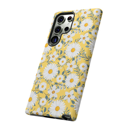 Daisy Iphone 14 13 12 Pro Case, Yellow Flowers Floral Cute Aesthetic Tough Cases 11 8 Plus X XR XS Max Pixel Galaxy S23 s22 Phone Starcove Fashion