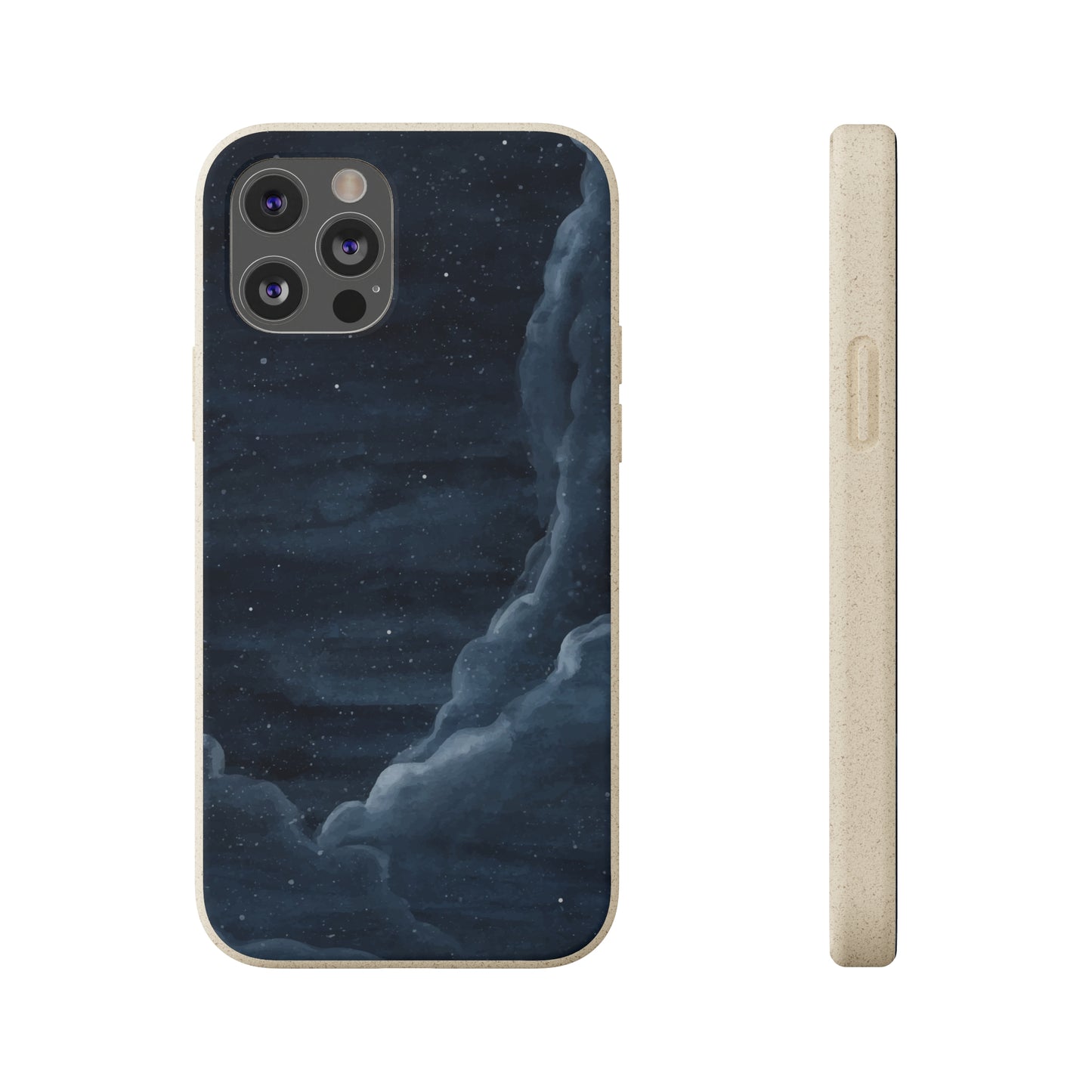 Galaxy Eco iPhone 15 14 Pro Case, Space Night Sky Stars 13 12 Vegan Biodegradable Plant Samsung Galaxy S22 S21 S20 Ultra Designer Cell Phone