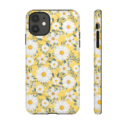 Daisy Iphone 14 13 12 Pro Case, Yellow Flowers Floral Cute Aesthetic Tough Cases 11 8 Plus X XR XS Max Pixel Galaxy S23 s22 Phone Starcove Fashion