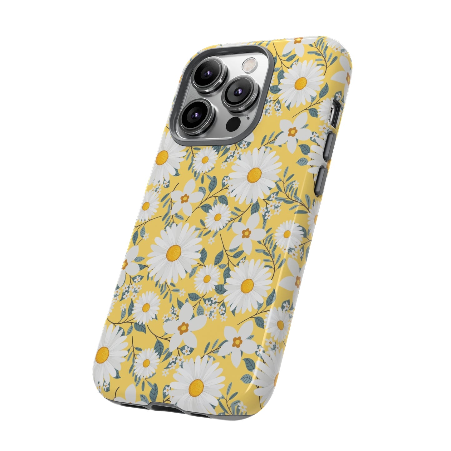 Daisy Iphone 14 13 12 Pro Case, Yellow Flowers Floral Cute Aesthetic Tough Cases 11 8 Plus X XR XS Max Pixel Galaxy S23 s22 Phone Starcove Fashion