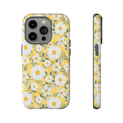 Daisy Iphone 14 13 12 Pro Case, Yellow Flowers Floral Cute Aesthetic Tough Cases 11 8 Plus X XR XS Max Pixel Galaxy S23 s22 Phone Starcove Fashion