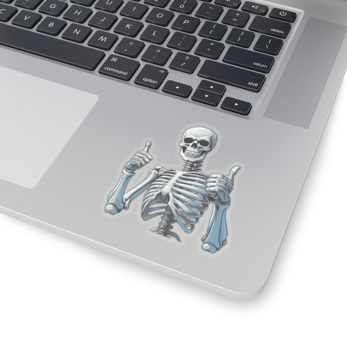 Skeleton Thumbs Up Sticker Decal, Skull Art Vinyl Laptop Cute Waterbottle Tumbler Car Waterproof Bumper Clear Aesthetic Die Cut Wall Starcove Fashion