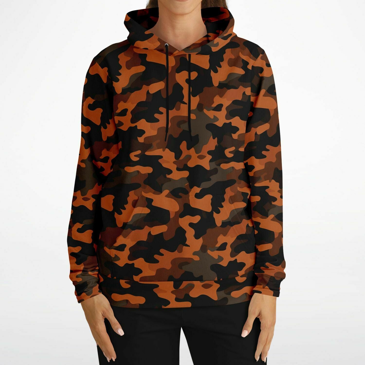 Orange cheap camo sweatshirt