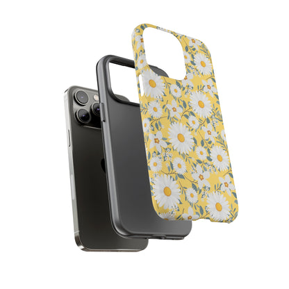 Daisy Iphone 14 13 12 Pro Case, Yellow Flowers Floral Cute Aesthetic Tough Cases 11 8 Plus X XR XS Max Pixel Galaxy S23 s22 Phone Starcove Fashion