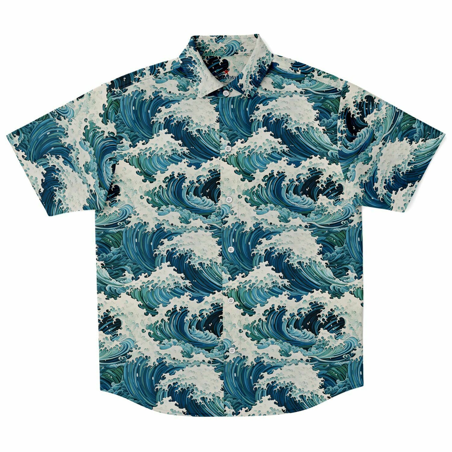Red Bandana Pattern Men's Short Sleeve Hawaiian Printed Shirt Summer Beach  Button Down Shirt XS : : Fashion