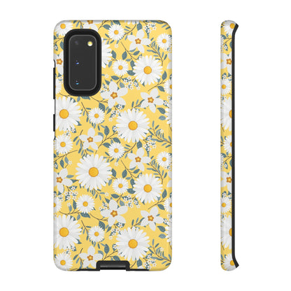 Daisy Iphone 14 13 12 Pro Case, Yellow Flowers Floral Cute Aesthetic Tough Cases 11 8 Plus X XR XS Max Pixel Galaxy S23 s22 Phone Starcove Fashion