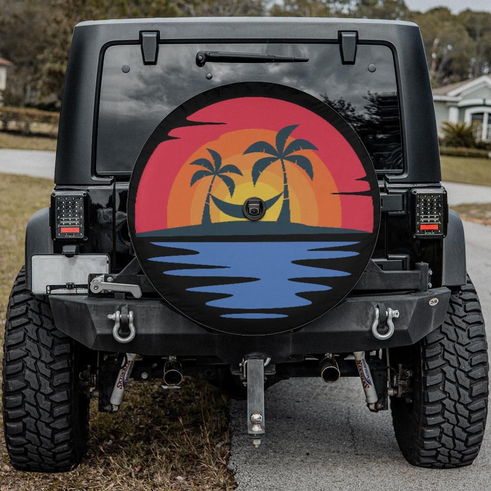 Somewhere on a Beach Spare Tire Cover for online any Vehicle, Make, Model and Size