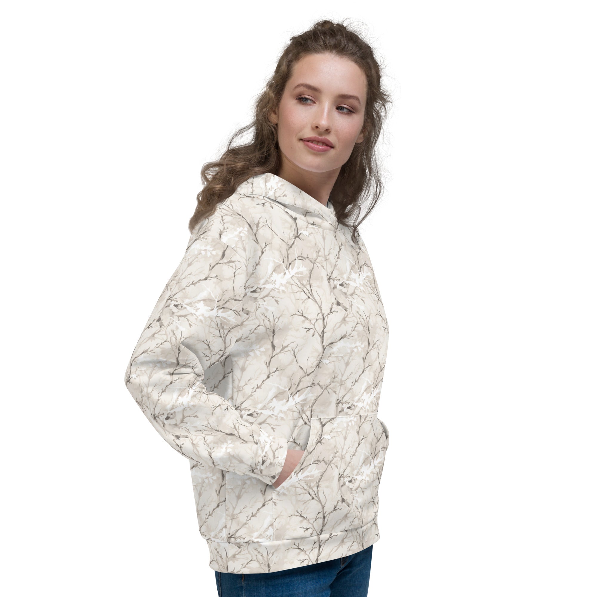 Womens white camo online sweatshirt