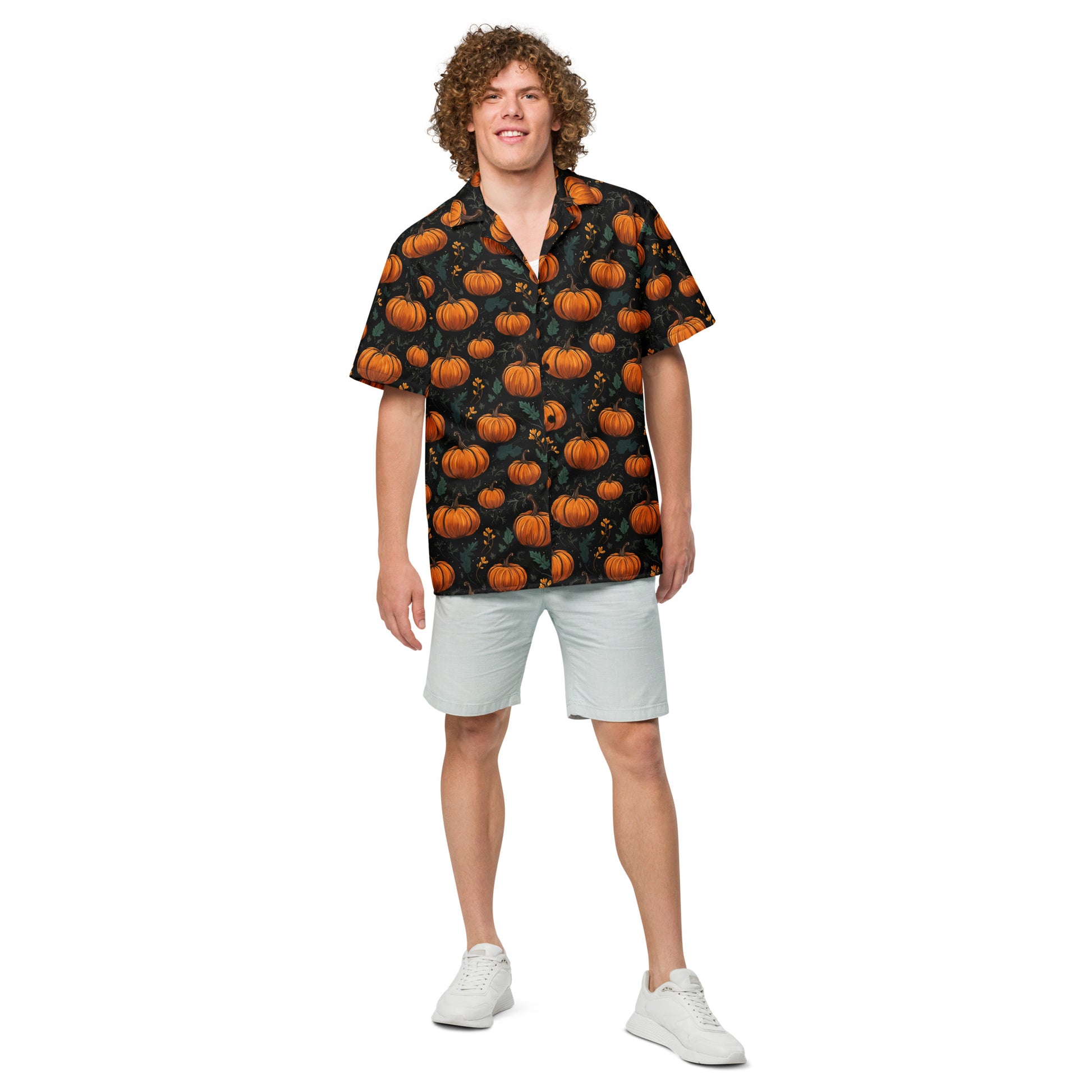 Mens Summer Shorts and Shirt Set Short Sleeve Button Shirt and -   Denmark