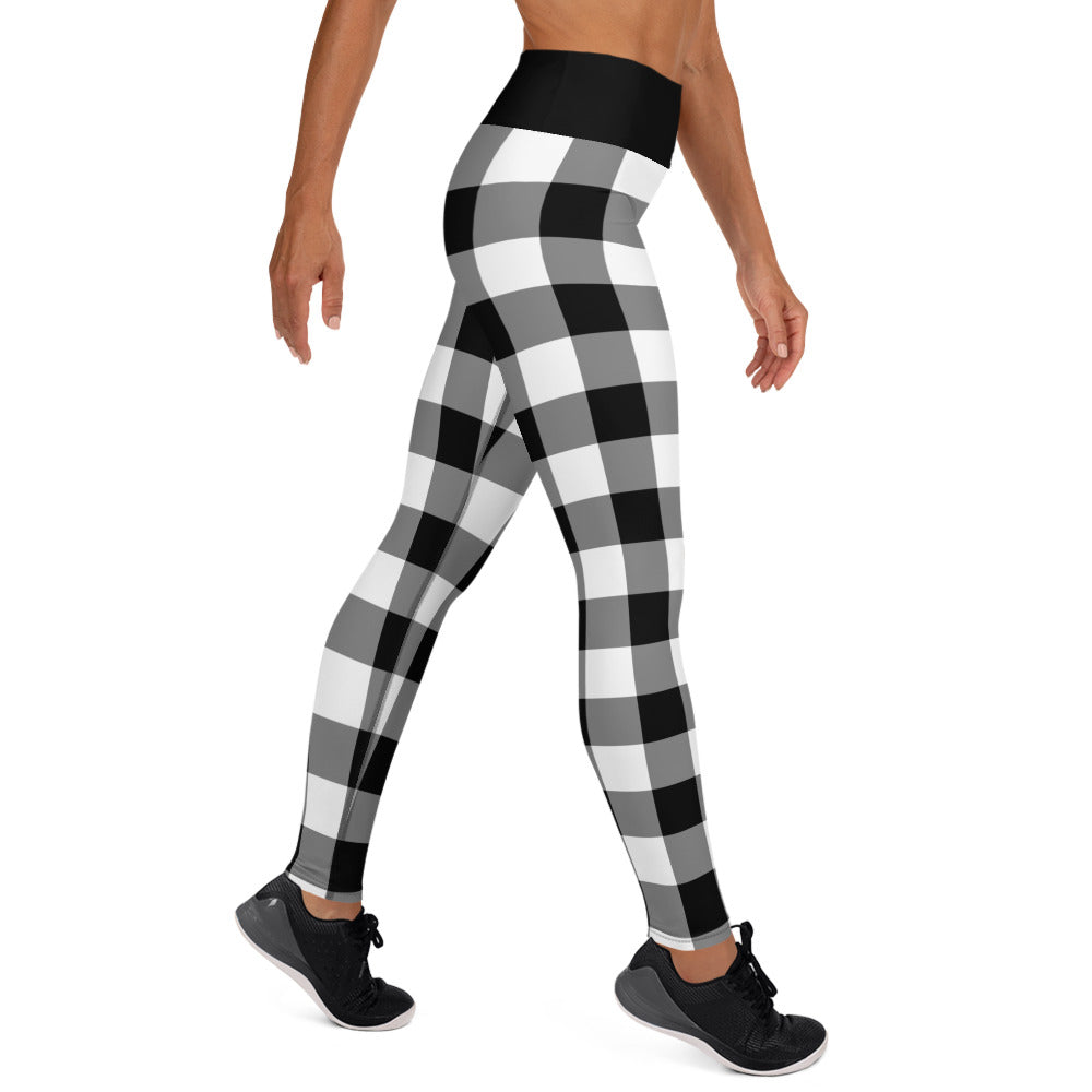 Women's buffalo shop check leggings