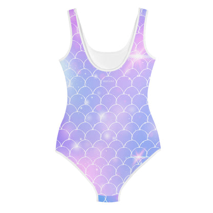 MERMAID Youth Girls Swimsuit, Purple Sparkle Printed Kids Young Swimwe –  Starcove Fashion