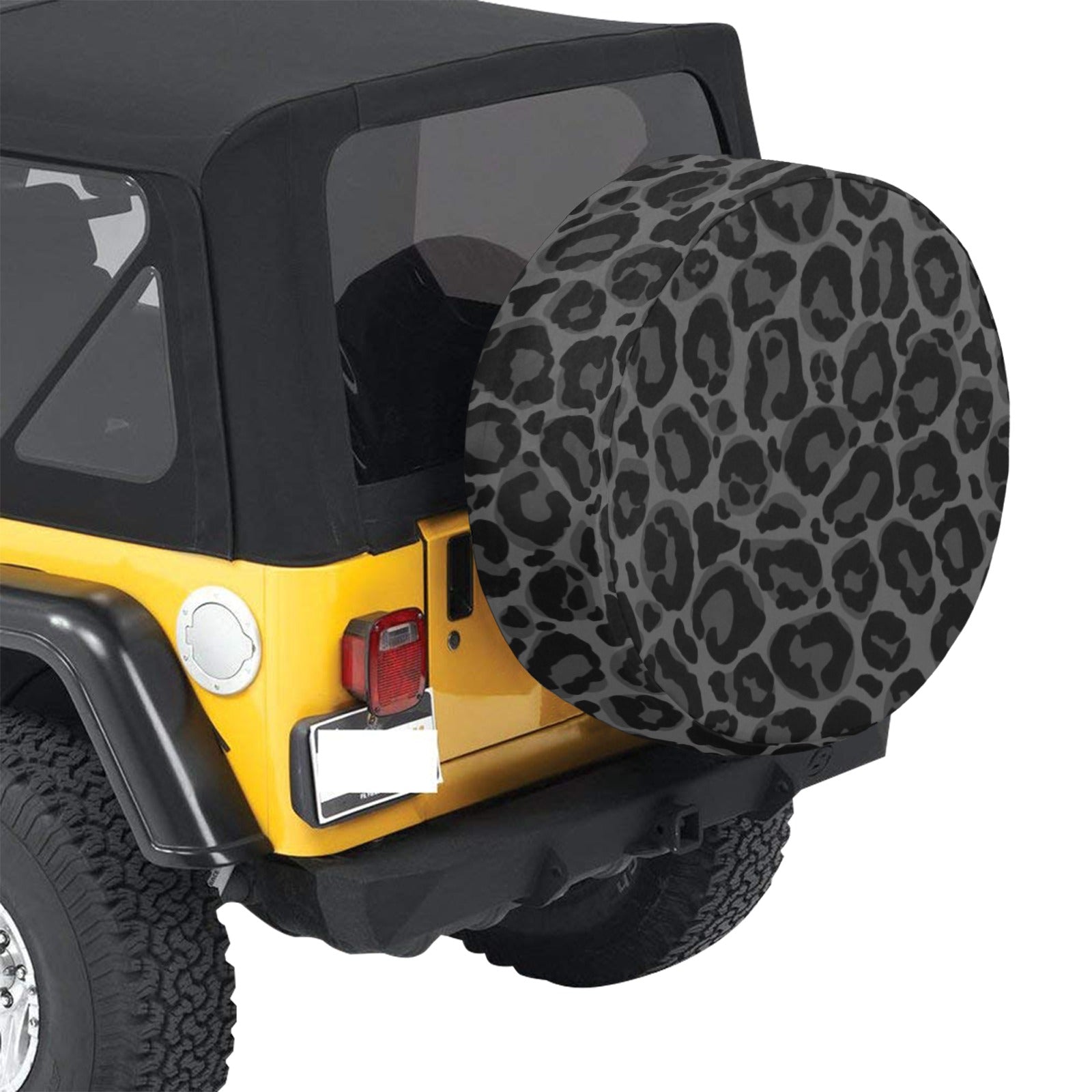 Leopard / Cheetah Print Spots 2 shops Spare Tire Cover for any Vehicle, Make, Model and Size