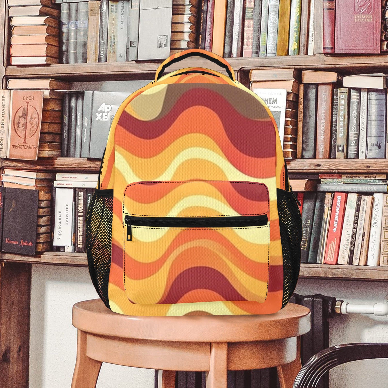 Aesthetic yellow backpack hotsell