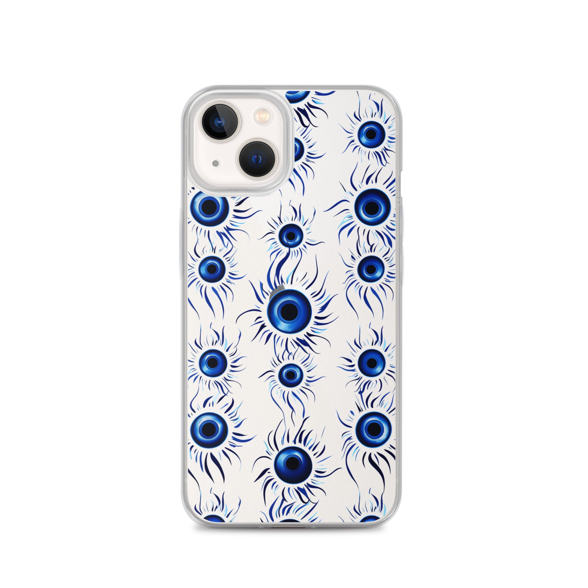 Evil Eye Clear iPhone 14 Pro Max Case Print Cute Gift Aesthetic