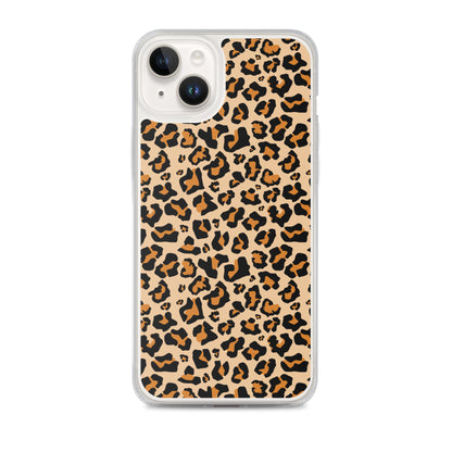 Leopard Print iPhone 15 14 13 12 Case Pro Max, Cheetah Animal iPhone 11 Mini SE XS Max XR X 7 8 Cell Phone Case