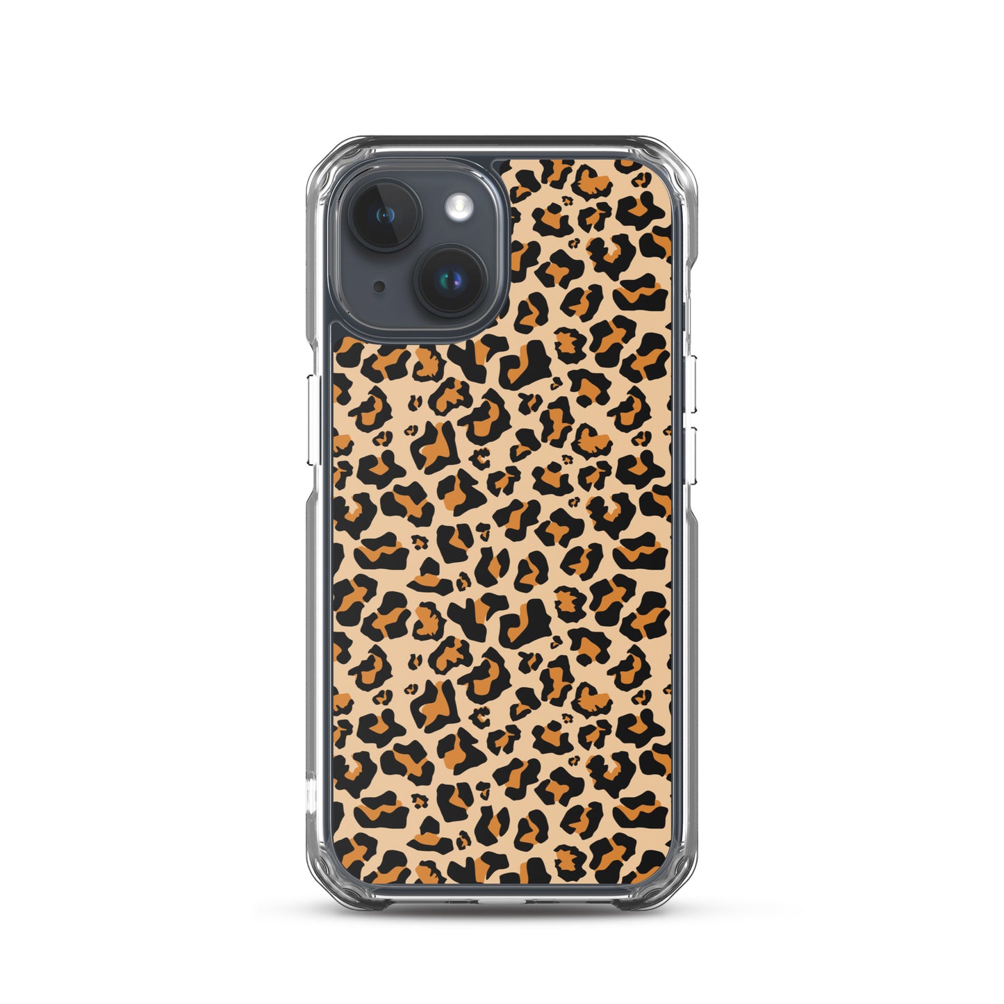 Leopard Print iPhone 15 14 13 12 Case Pro Max, Cheetah Animal iPhone 11 Mini SE XS Max XR X 7 8 Cell Phone Case