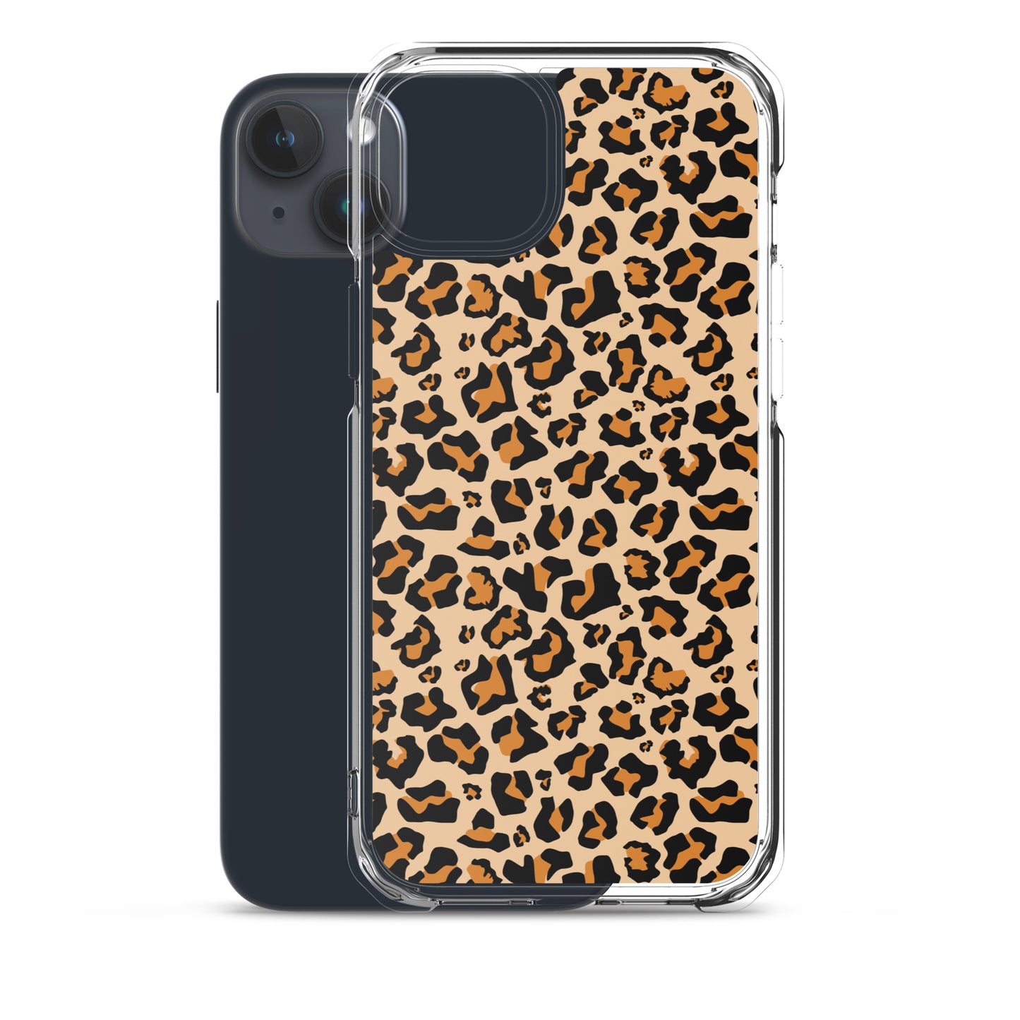 Leopard Print iPhone 15 14 13 12 Case Pro Max, Cheetah Animal iPhone 11 Mini SE XS Max XR X 7 8 Cell Phone Case