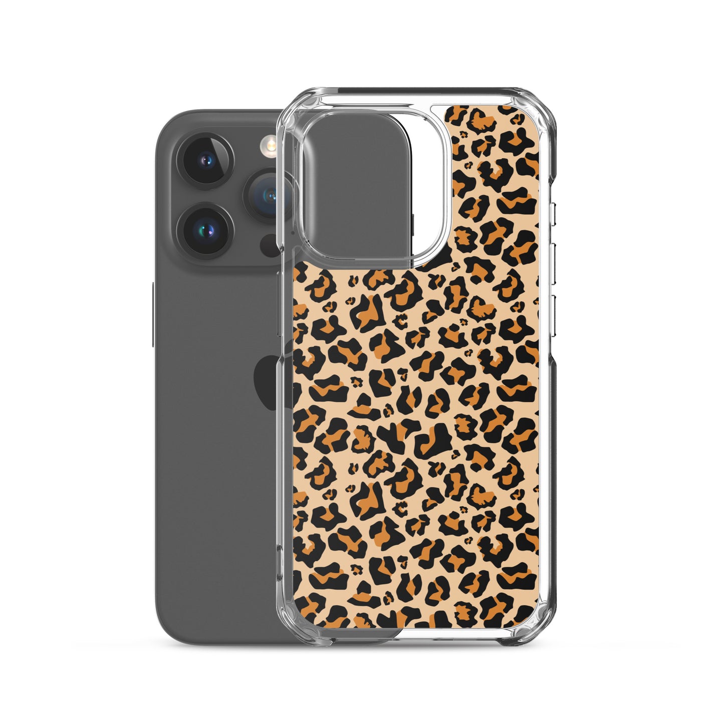 Leopard Print iPhone 15 14 13 12 Case Pro Max, Cheetah Animal iPhone 11 Mini SE XS Max XR X 7 8 Cell Phone Case