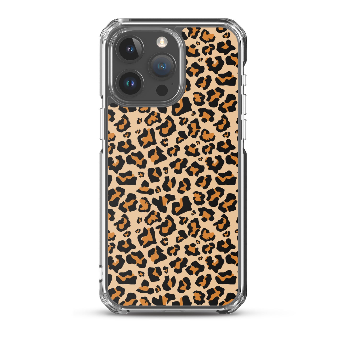 Leopard Print iPhone 15 14 13 12 Case Pro Max, Cheetah Animal iPhone 11 Mini SE XS Max XR X 7 8 Cell Phone Case