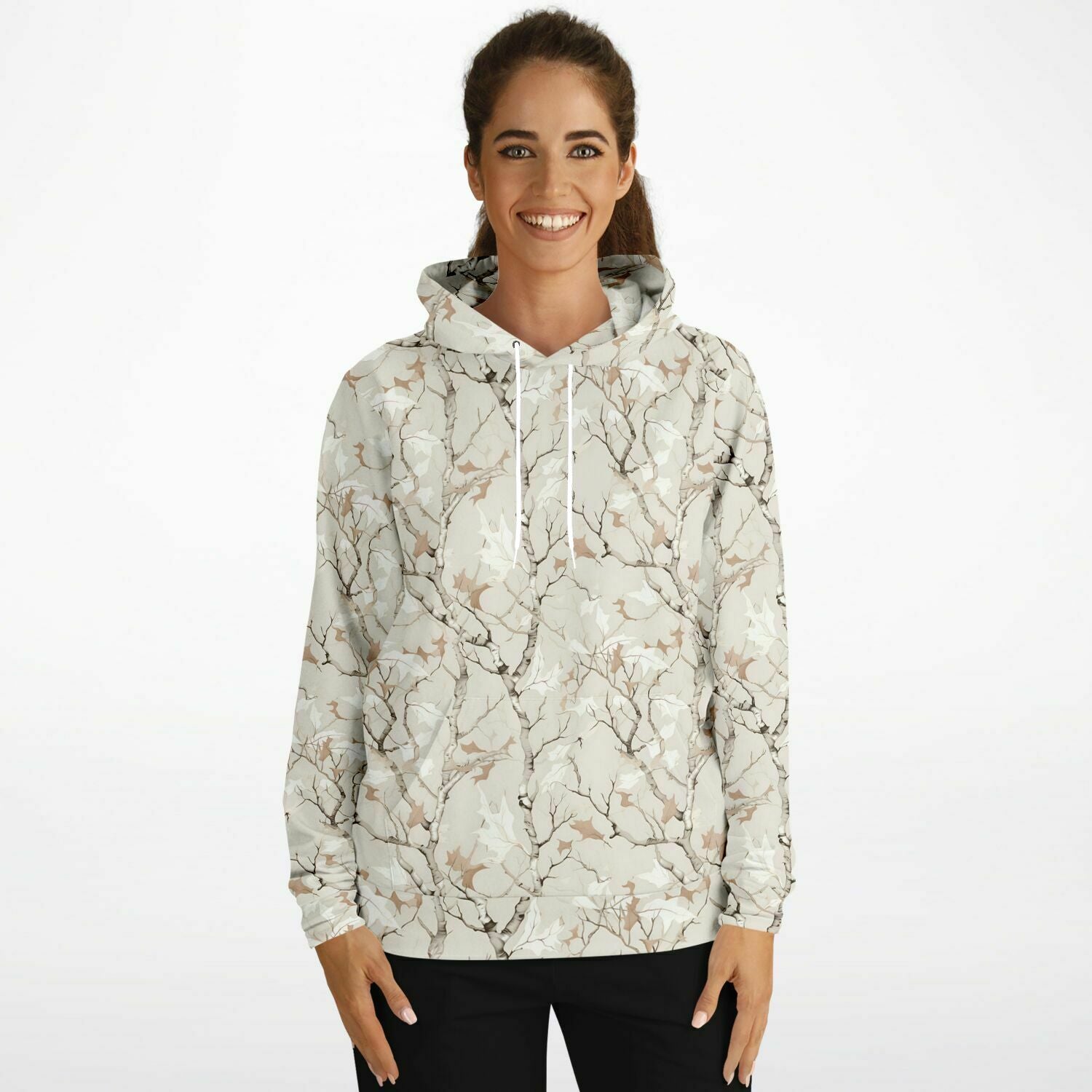 White 2025 camo pullover