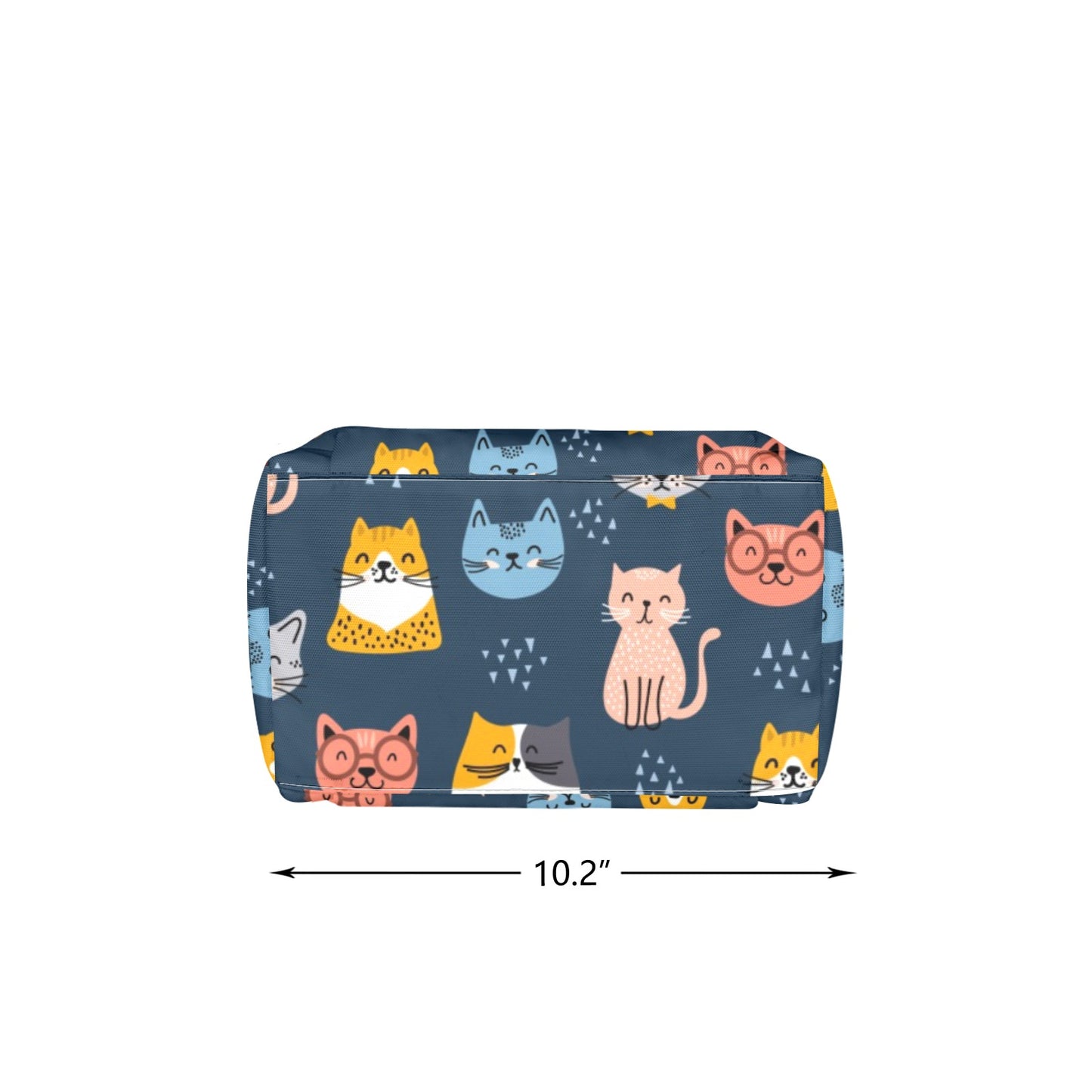 Cats Insulated Lunch Box Bag Tote, Kittens Animals Ladies Cute Food Container Adult Kids Female Women Teens Men School Work Handbag Office