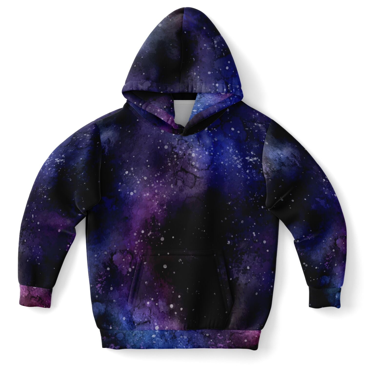 Starcove Galaxy Space Kids Pullover Hoodie Purple Stars Universe Girls Boy Toddler Youth Fleece Aesthetic Cotton Graphic Hooded Sweatshirt Pockets XL 11 12