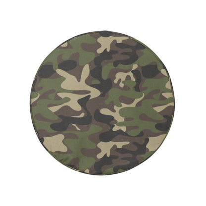 Camo Spare Tire Cover, Camouflage Backup Camera Hole Unique Green Back Wheel Extra Cars RV Men Women Girls Trailer Camper Motorhome Auto