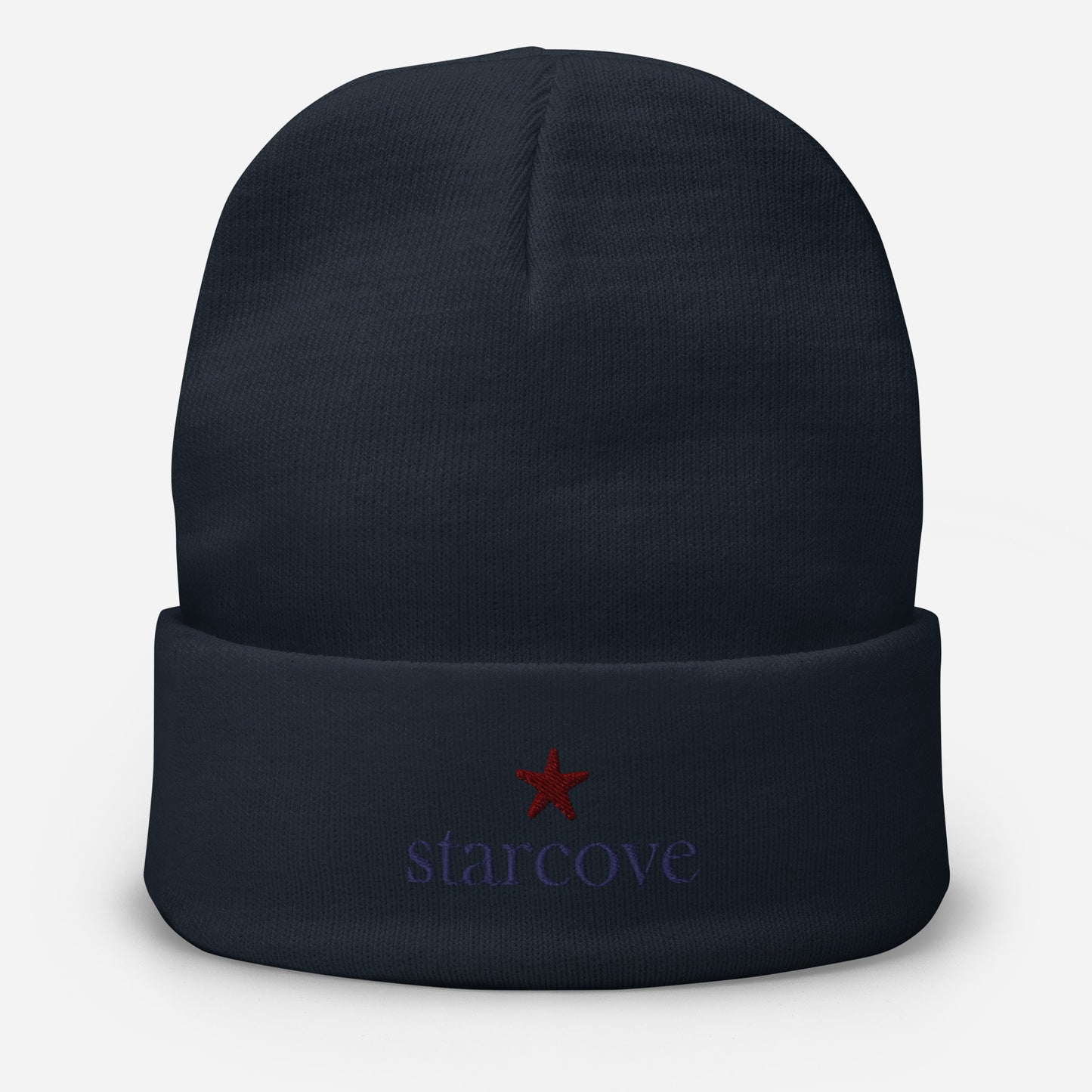 Starcove Embroidered Cuffed Beanie, Embroidery Party Men Women Stretchy Winter Adult Aesthetic Cap Hat Gift