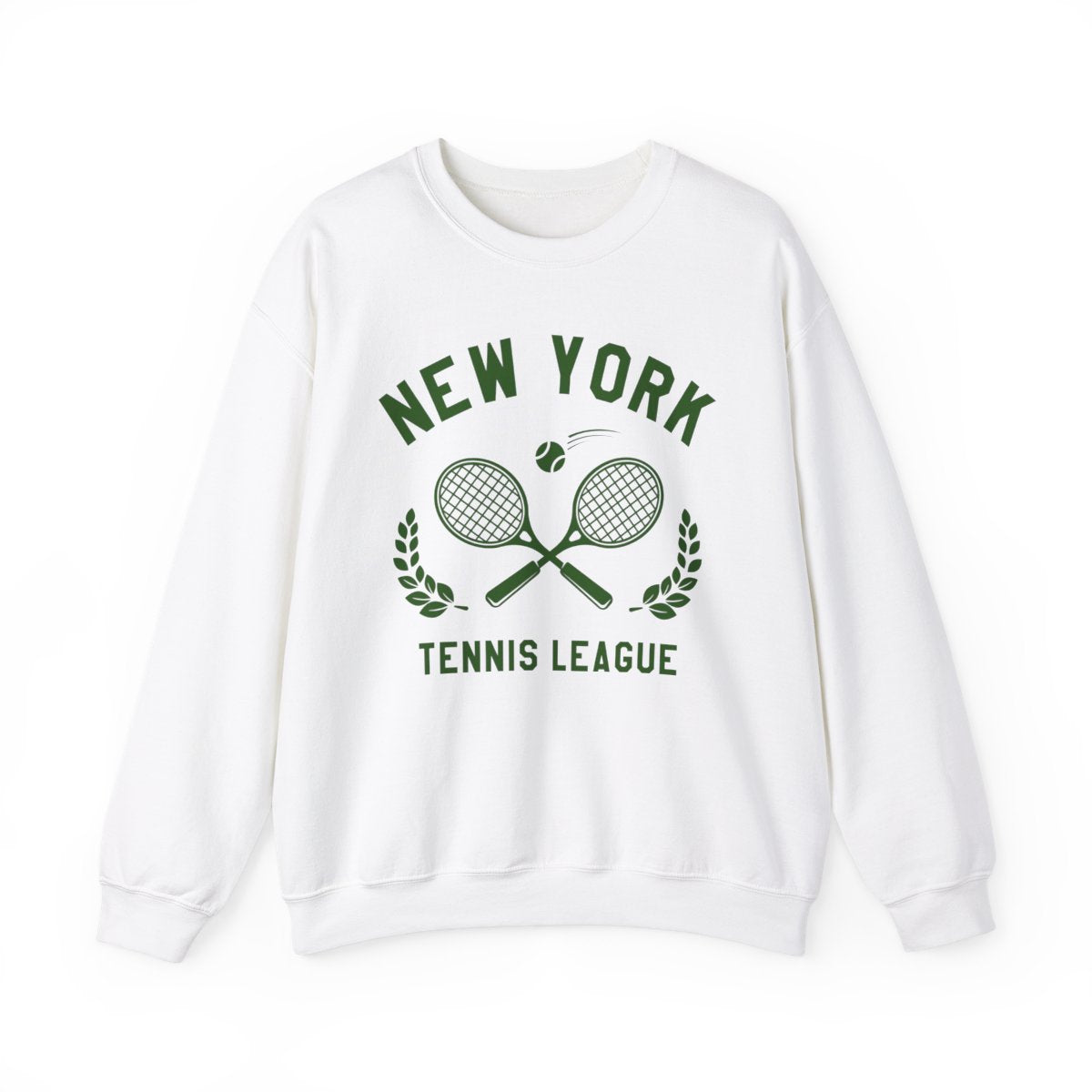 New York Tennis Sweatshirt, NYC Club Vintage Graphic NY Crewneck Fleece Cotton Sweater Jumper Pullover Men Women Adult Aesthetic Top