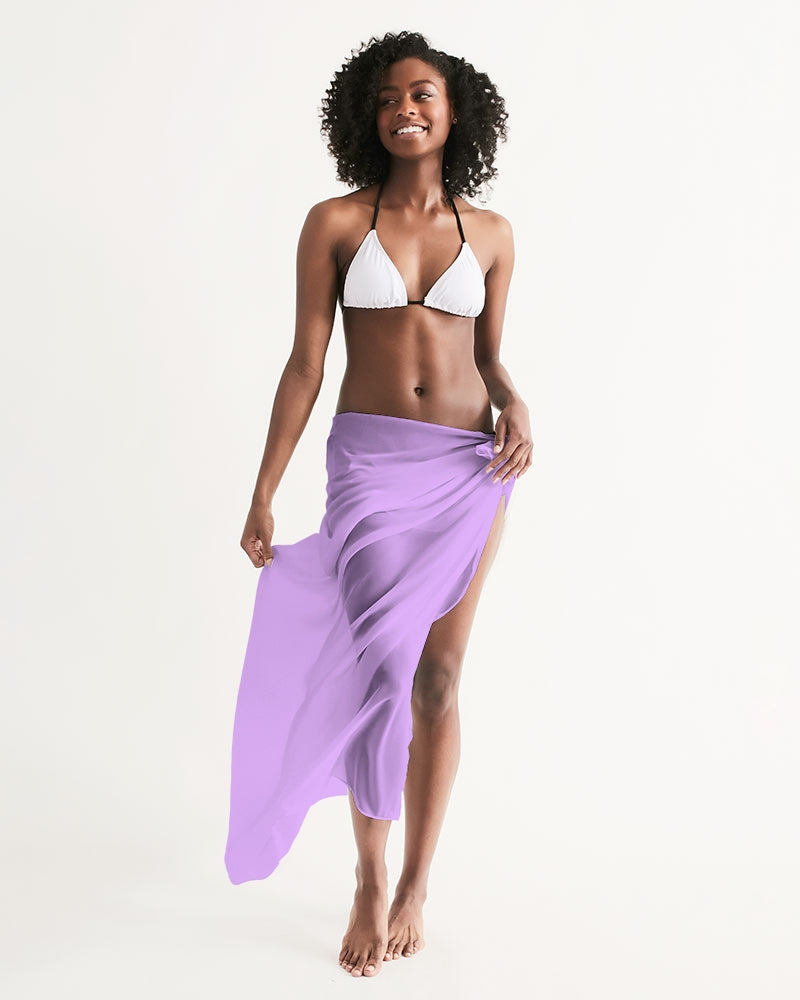 Starcove Lavender Swimsuit Cover Up Women, Purple Lilac Beach Bathing Suit Wrap Front Sarong Bikini Sexy Long Skirt Dress Coverup Swimwear