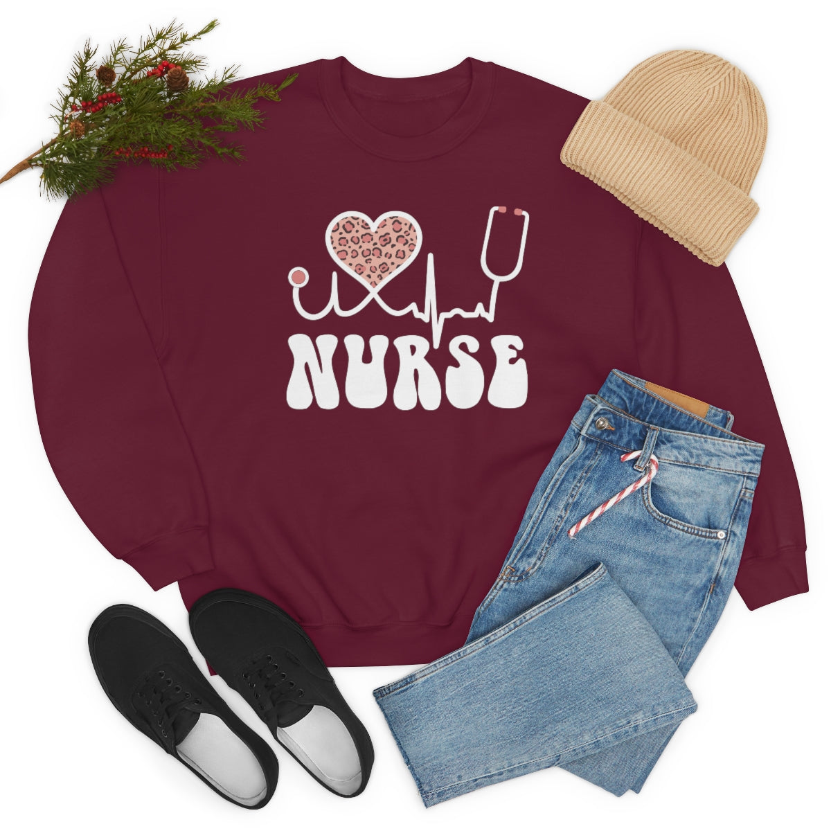 Nurse Sweatshirt, Practitioner Graphic Crewneck Fleece Cotton Sweater Jumper Pullover Men Women Adult Aesthetic Top Starcove Fashion