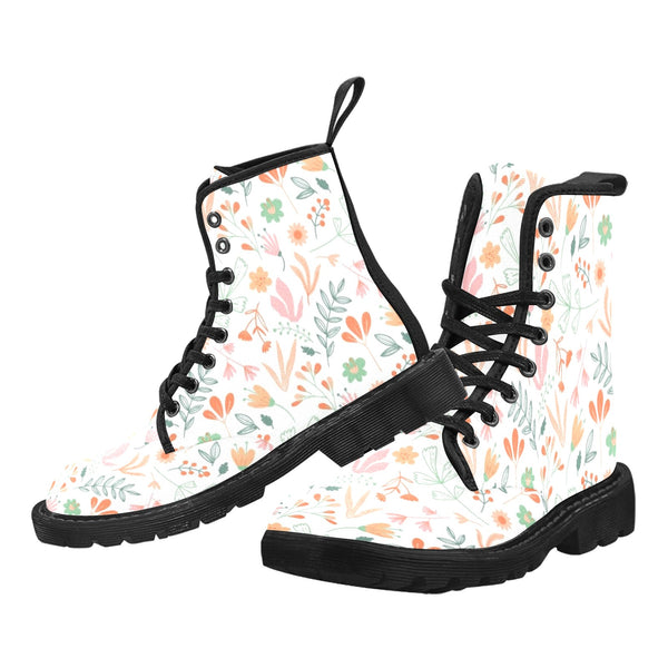 Women online Combat Boots, Mandala Pattern Fabric Casual Shoes, Lace Up Printed Boots, Festival Gift, Oriental Street Fashion Boots, Wearable Art