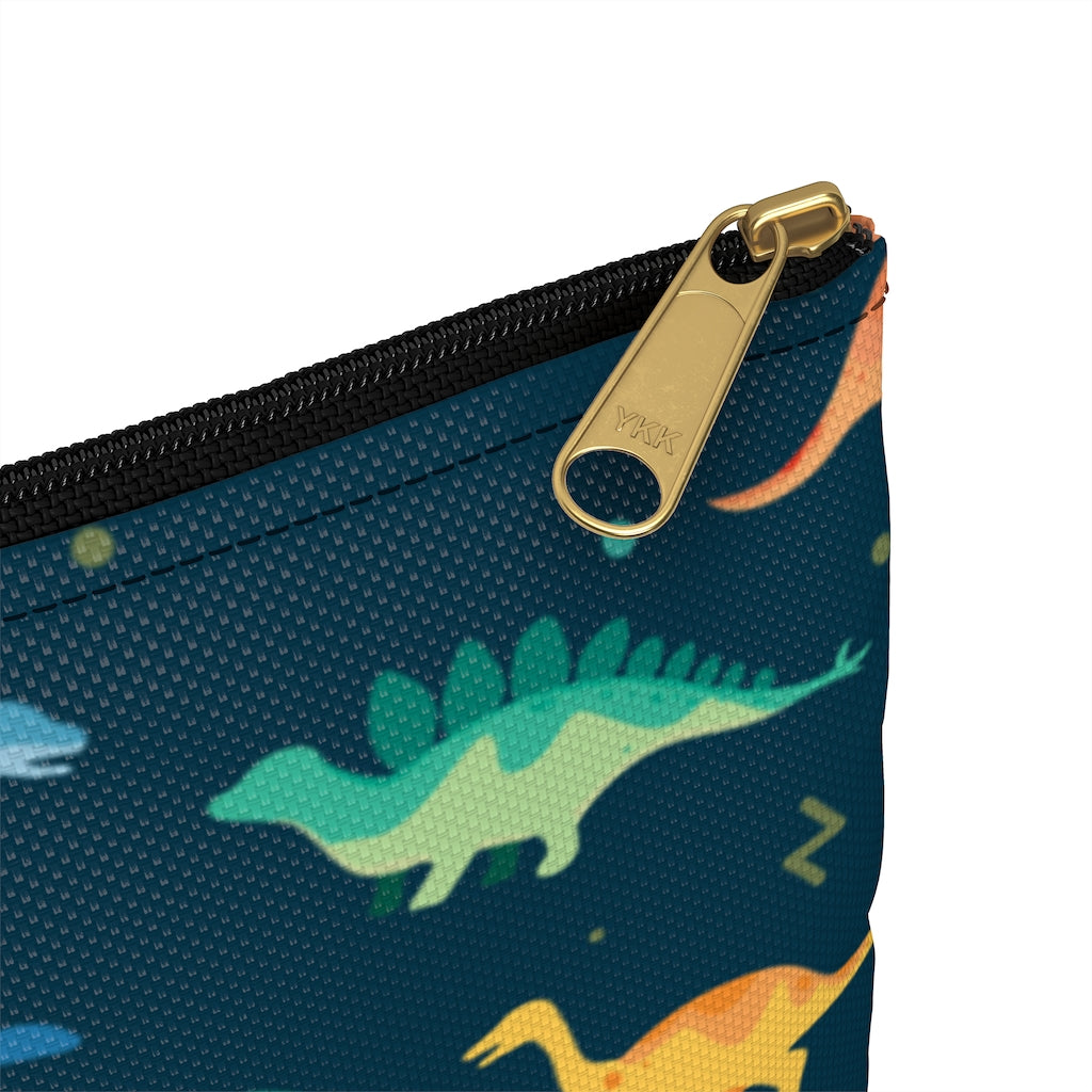 Dinosaur Pencil Case Pouch,  Gifts Dino Lovers Holder Pen Coin Travel Bag Accessory Canvas Zipper Large Small Organizer Starcove Fashion