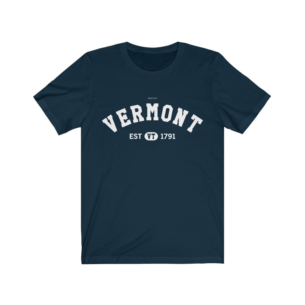 Vermont VT State Tshirt Top, I Love VT Home Pride Retro Vintage Souvenir USA Travel Gifts Shirt Tee Starcove Fashion