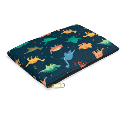 Dinosaur Pencil Case Pouch,  Gifts Dino Lovers Holder Pen Coin Travel Bag Accessory Canvas Zipper Large Small Organizer Starcove Fashion